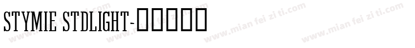 STYMIE STDLIGHT字体转换